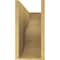 Ekena Millwork 8"W x 24"D x 16"H Classic Greensboro Rough Cedar Woodgrain TimberThane Corbel, Primed Tan CORUR08X24X16GRNRCPR - alternate 3